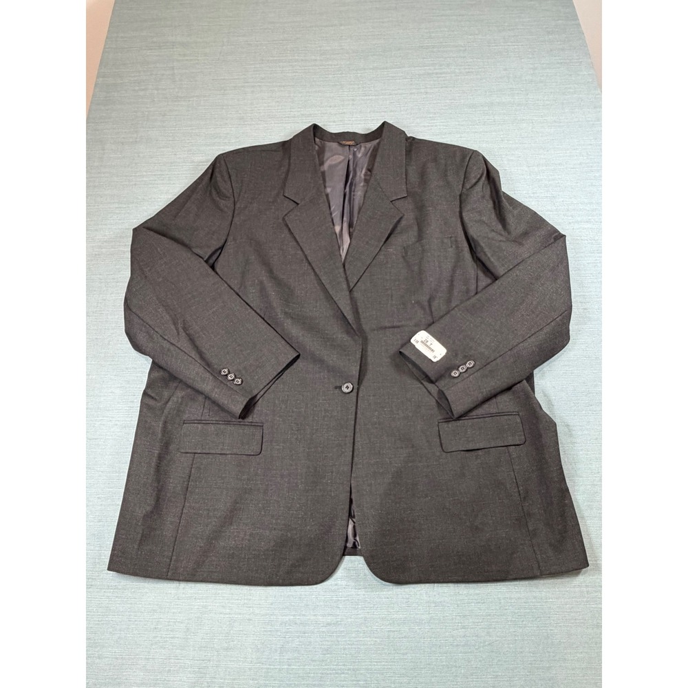 Lady Edwards Signature Collection Gray Blazer Jacket Plus Sz 28T Natural Stretch